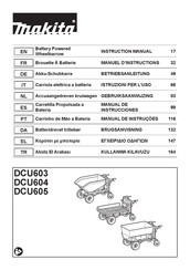 Makita DCU605Z Manuel D'instructions