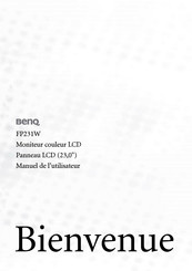 BenQ FP231W Manuel De L'utilisateur