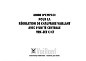 Vaillant VRC-SET CF Mode D'emploi