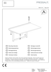 Pressalit R8726 Notice De Montage