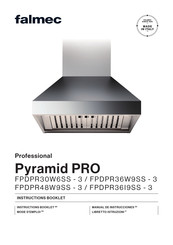 FALMEC Pyramid PRO FPDPR36I9SS-3 Mode D'emploi