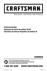 Craftsman CMPBN18 Guide D'utilisation