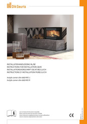 Dik Geurts Instyle corner slim 660/495 R Instructions D'installation