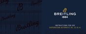 Breitling SUPEROCEAN AUTOMATIC 42 Mode D'emploi