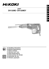 HIKOKI DH 52MEY Mode D'emploi