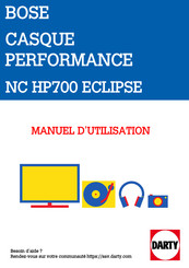 Bose HP700 ECLIPSE Manuel D'utilisation