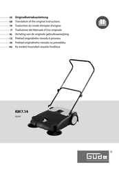 Güde KM 7.14 Traduction Du Mode D'emploi D'origine