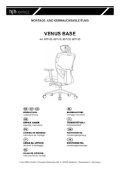 hjh OFFICE VENUS BASE 657130 Instructions De Montage