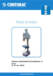 Contimac 35067 Mode D'emploi