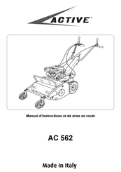 Active AC 562 Manuel D'instructions Et De Mise En Route