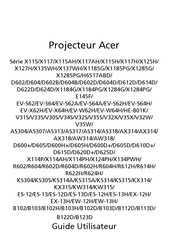 Acer X127H Guide Utilisateur