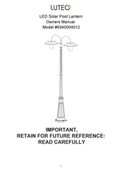 LUTEC 6940004012 Manuel D'utilisation