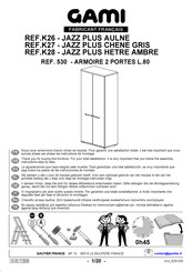 Gami JAZZ PLUS K26 530 Instructions De Montage