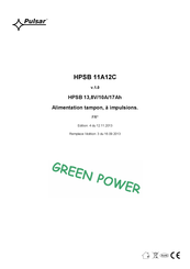 Pulsar GREEN POWER HPSB 11A12C Mode D'emploi