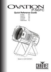 Chauvet Professional OVATION P-56FC Guide De Référence Rapide