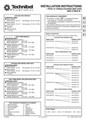 Technibel Climatisation KPAV122C5TA Instructions D'installation