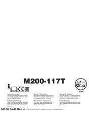 Husqvarna M200-117T Manuel D'instructions