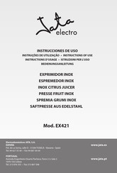 Jata electro EX421 Instructions D'usage