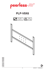 peerless-AV PLP-V9X6 Mode D'emploi