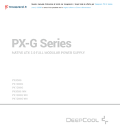 Deepcool PX850G Mode D'emploi