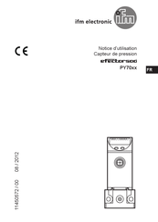 IFM Electronic Efector500 PY70 Serie Notice D'utilisation