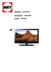 Samsung LE26D450 E-Manual