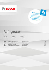 Bosch KIR31NSE0/01 Manuel D'utilisation