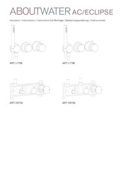 ABOUTWATER AC/ECLIPSE D972A Instructions De Montage