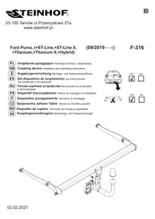 Steinhof F-316 Notice De Montage Et D'utilisation