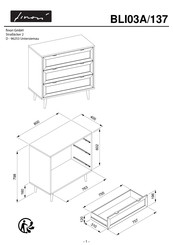 finori BLI03A/137 Instructions De Montage