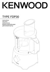 Kenwood FDP302WH Manuel D'instructions