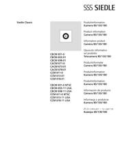 SSS Siedle CCM 613-01 Information Produit