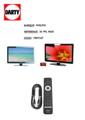 Philips 32PFL9603D/10 Mode D'emploi