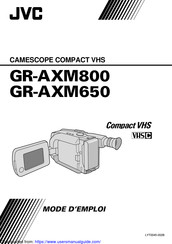 JVC GR-AXM650 Mode D'emploi