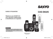 Sanyo CAS-D6325 Guide D'utilisation