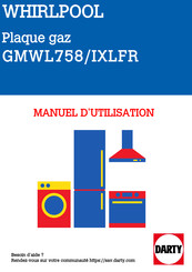 Whirlpool GMWL758/IXLFR Manuel D'utilisation