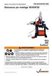 Victaulic VE450FSD Manuel D'utilisation Et De Maintenance