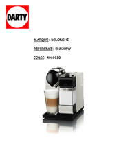 DeLonghi Nespresso EN520PW Mode D'emploi