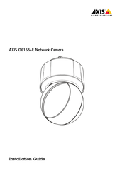 Axis Q61 Serie Guide D'installation