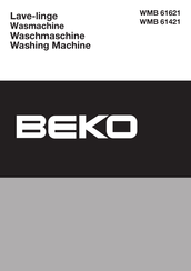 Beko WMB 61421 Mode D'emploi