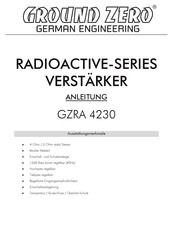 Ground Zero GZRA 4230 Mode D'emploi