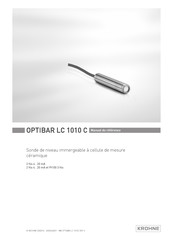 KROHNE OPTIBAR LC 1010 C Manuel De Référence