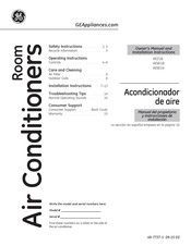 GE AEW14 Serie Manuel Du Propriétaire Et Instructions D'installation