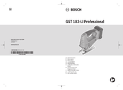 Bosch GST 183-LI Professional Notice Originale