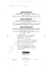 Haier ESD200 Guide De L'utilisateur