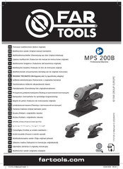 Far Tools MPS 200B Notice Originale