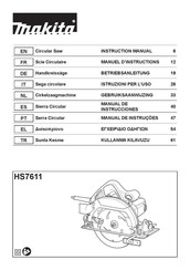 Makita HS7611K Manuel D'instructions