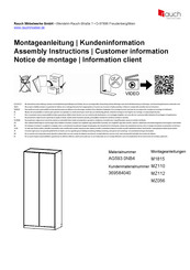 Rauch AG593.0NB4 Notice De Montage