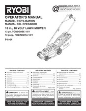 Ryobi P1104 Manuel D'utilisation