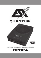 ESX QUANTUM Serie Mode D'emploi